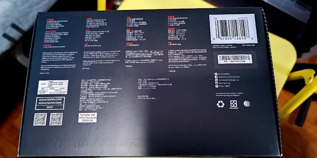Astro A50 Wireless + Base Station (Not working right), Audio ...