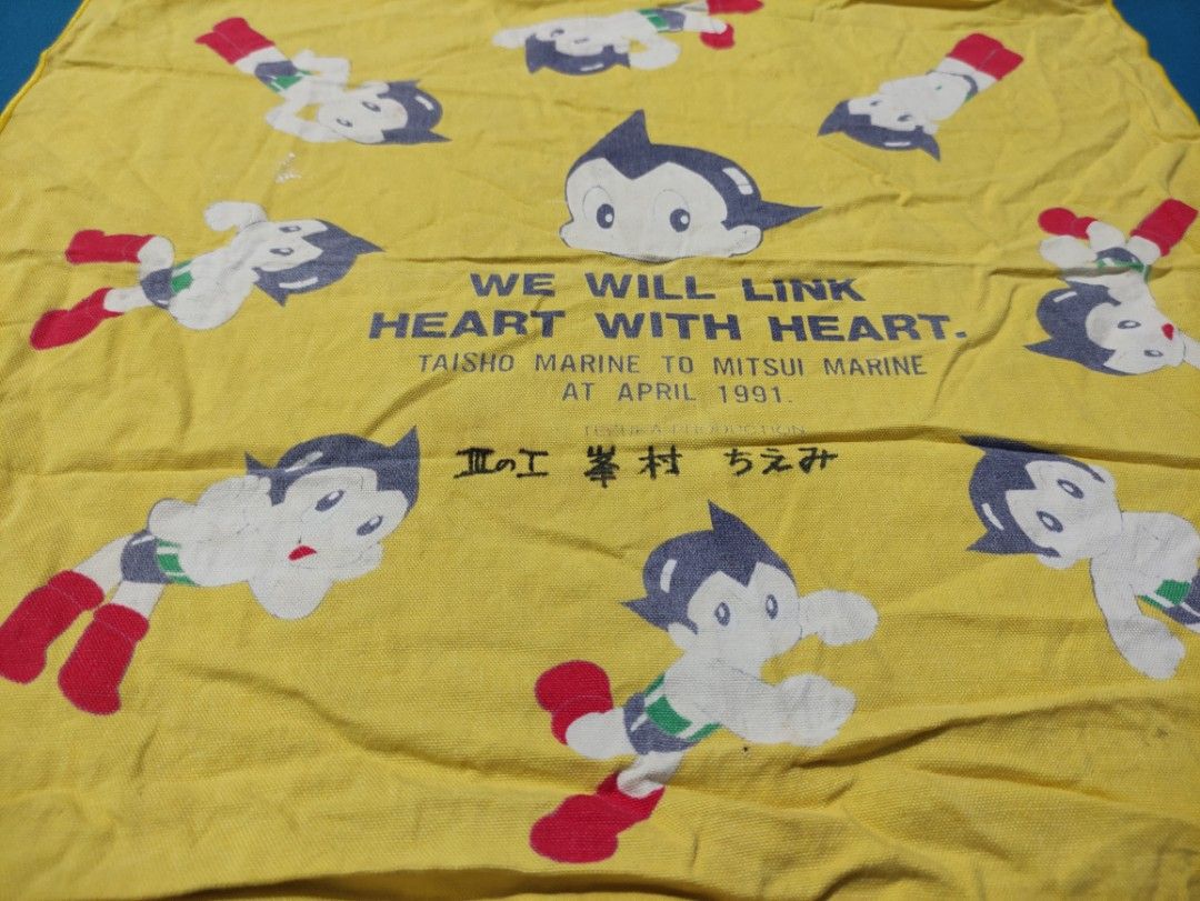 Astroboy Astro Boy Vintage Anime Handkerchief Hanky Panyo Merch, Hobbies & Toys, Toys & Games on