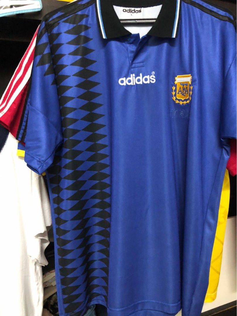 Authentic 1994 95 Argentina Maradona soccer football jersey kit rare retro
