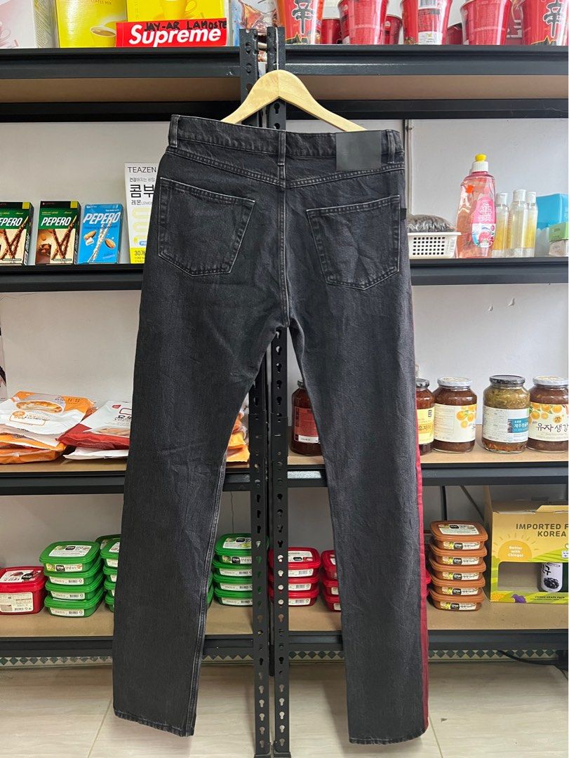 Supreme jeans red stripe sales