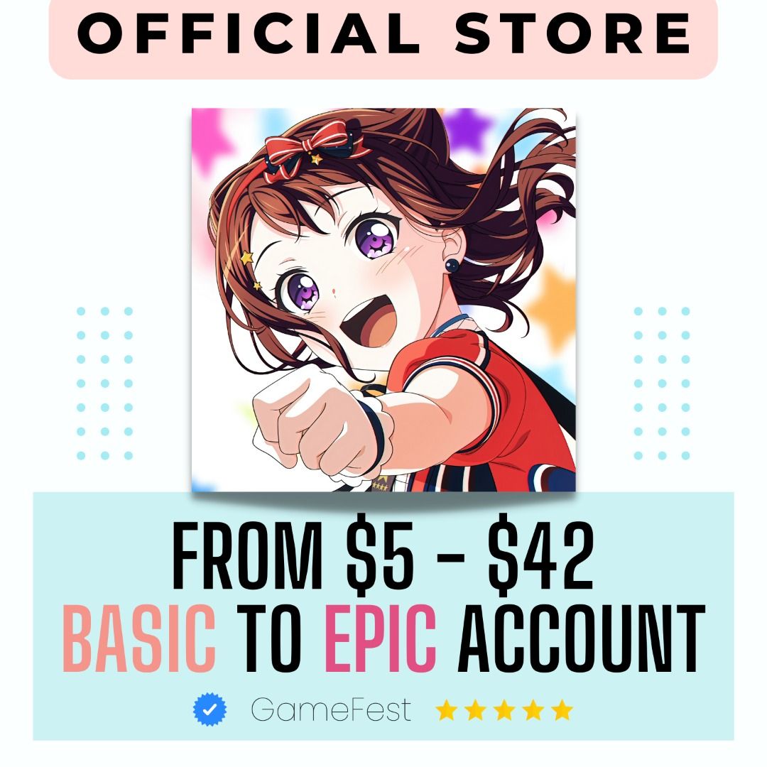 Reroll　All　x　Gaming,　In-Game　Dream　Account　Products　budget　Gaming　BanG　ranges　Video　Party　welcome,　Carousell　Girls　Band　Starter　Bandori　x　on　Fresh　Accessories,