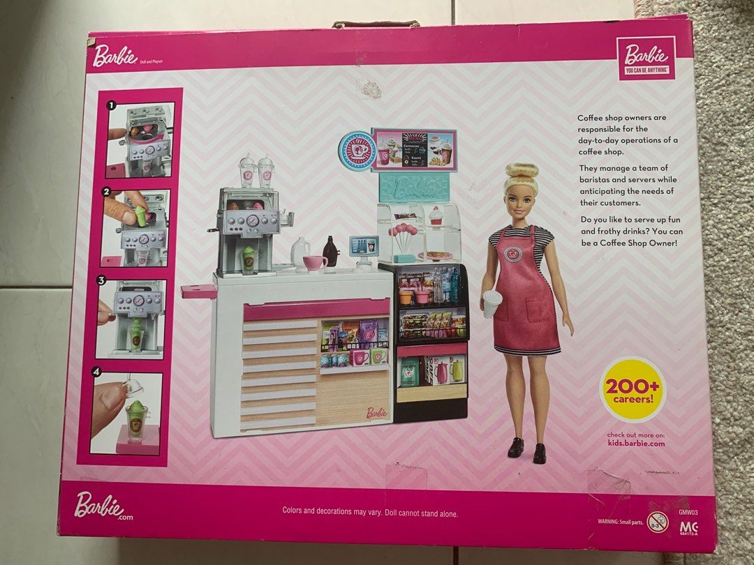barbie coffee shop playset original, Toys & Collectibles, Mainan di