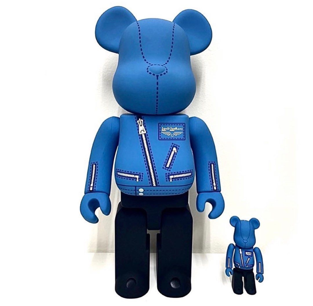BE@RBRICK Lewis Leathers CYCLONE 100％ & 400％ (2G & MEDICOM TOY