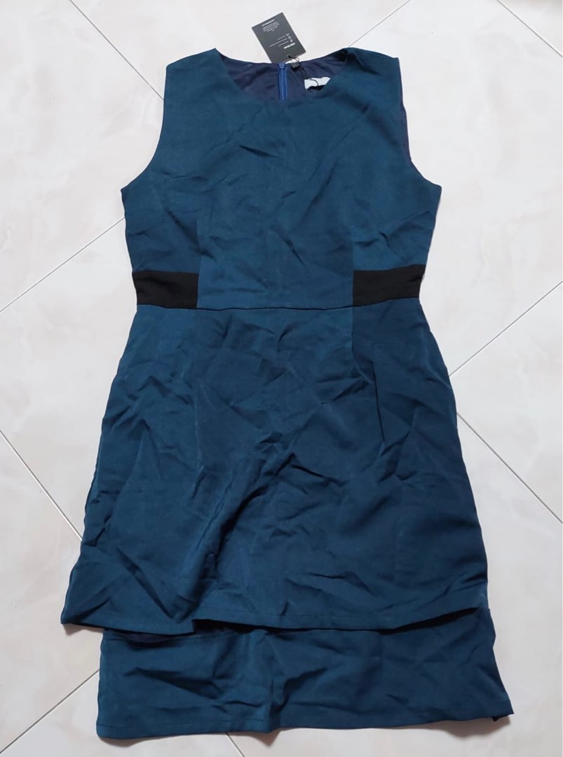 Blue work dress uk hotsell