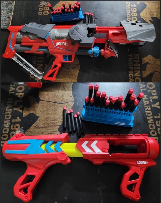 BOOMco. Rapid Madness Blaster & Slamblast Blaster, Hobbies & Toys, Toys
