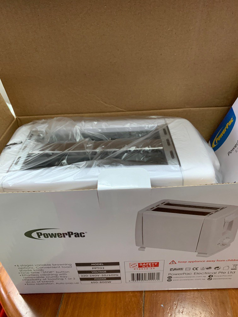 Bread toaster - Powerpac, TV & Home Appliances, Kitchen Appliances ...