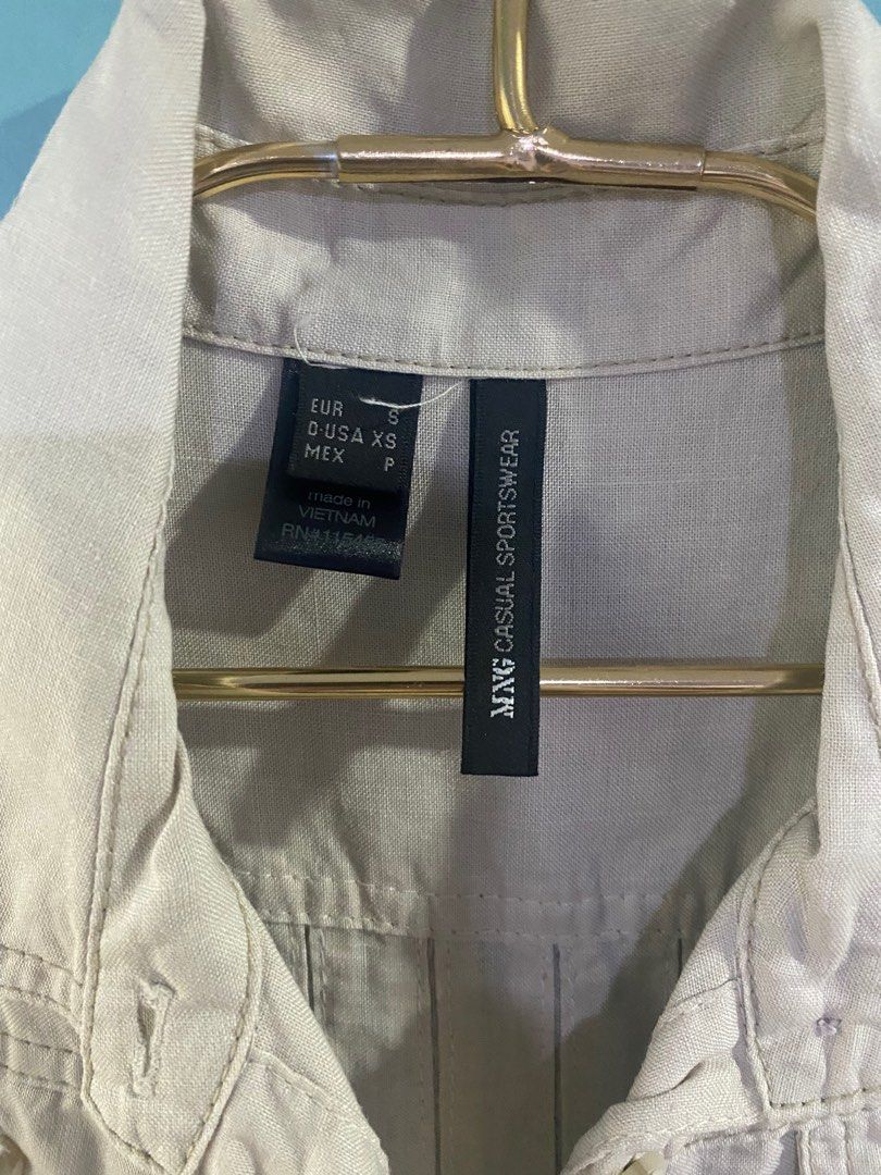 Casual dress mango nude beige color, Women's Fashion, Dresses & Sets,  Dresses on Carousell