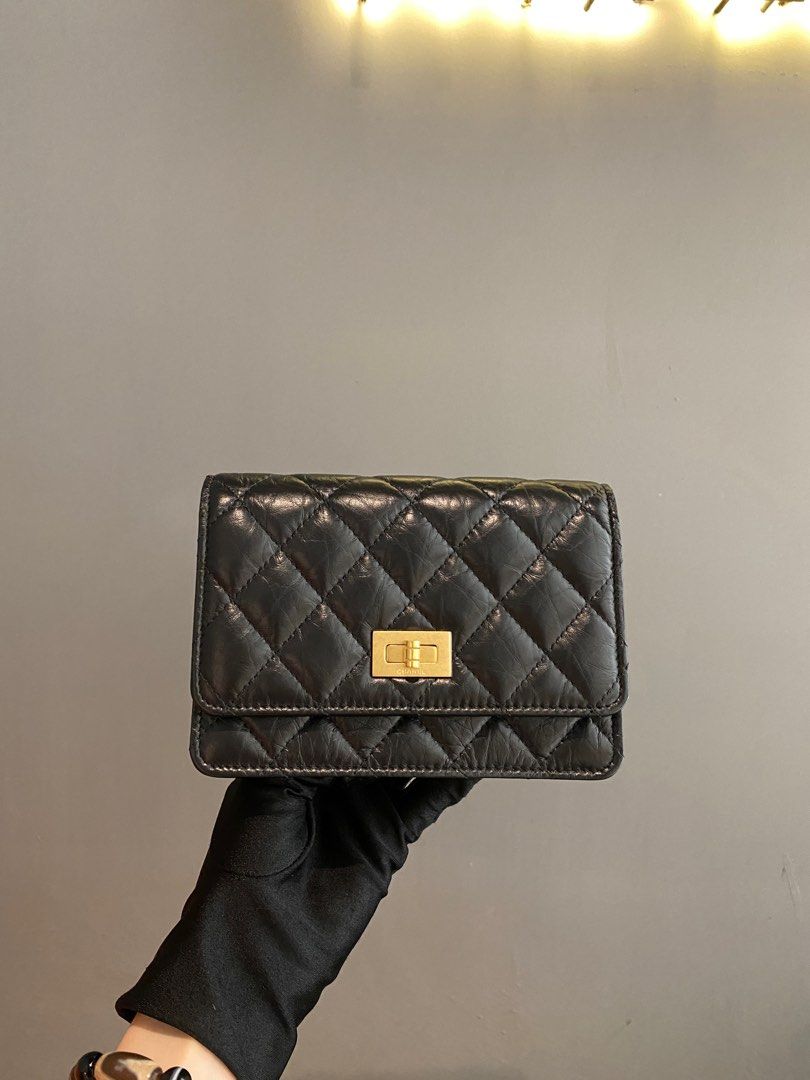 Chanel Classic 2.55 Reissue Mini WOC, Luxury, Bags & Wallets on