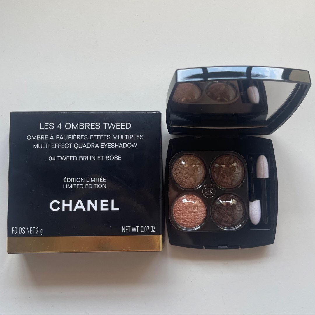 New Chanel Les 4 Ombres Tweed Eyeshadows  The Beauty Look Book