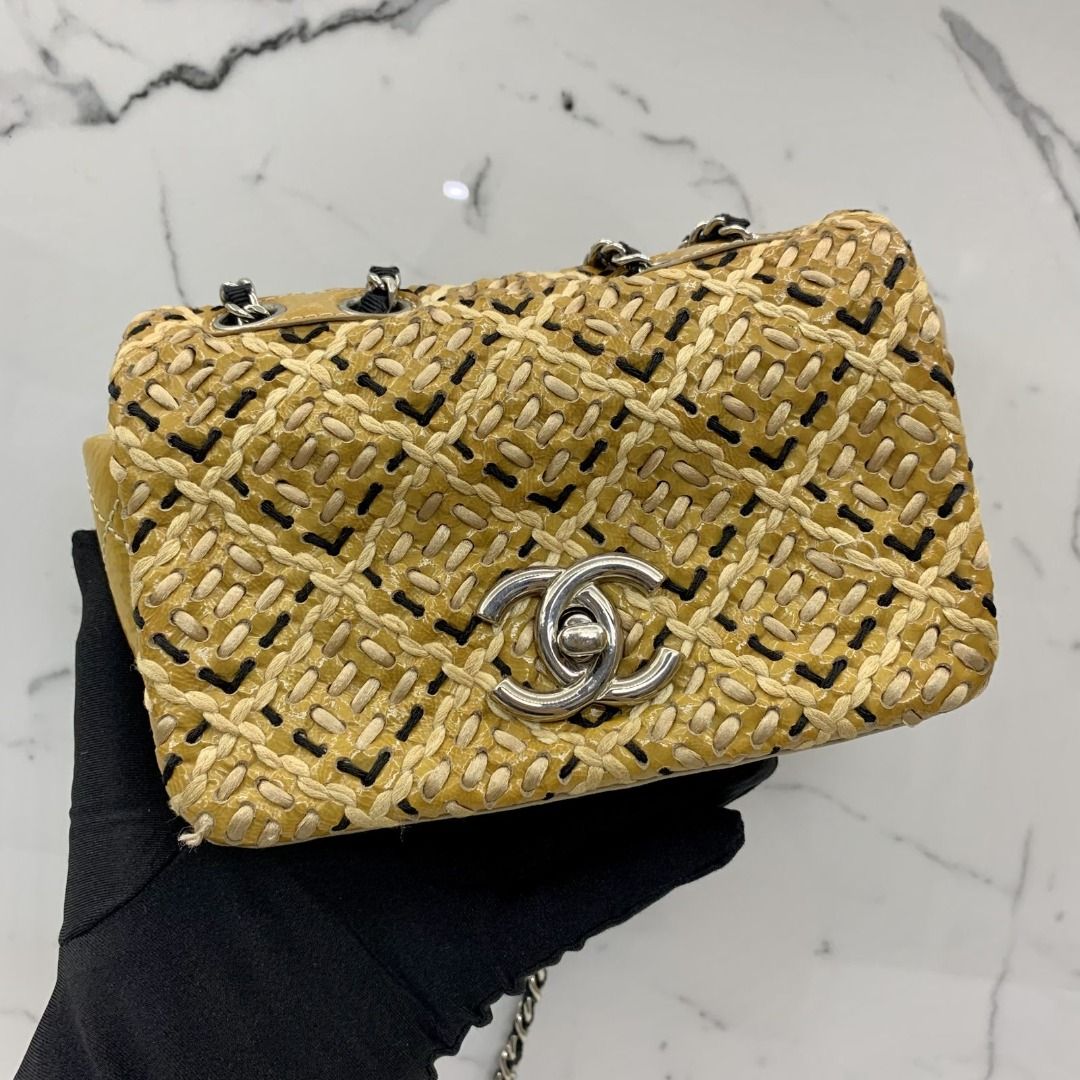 Chanel weave bag best sale