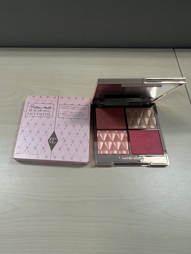 Charlette Tilbury Pillow Talk Face Palette, 美容＆化妝品, 健康及美容 皮膚護理, 化妝品 Carousell