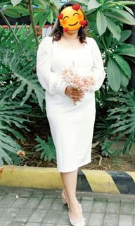 Civil wedding dress