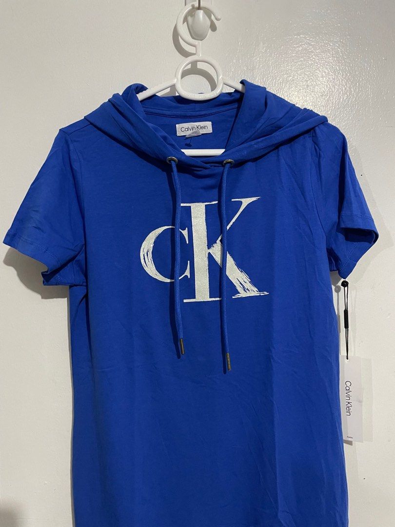 calvin klein hoodie dress short sleeve NWT Calvin Klein hoodie dress/ tunic top