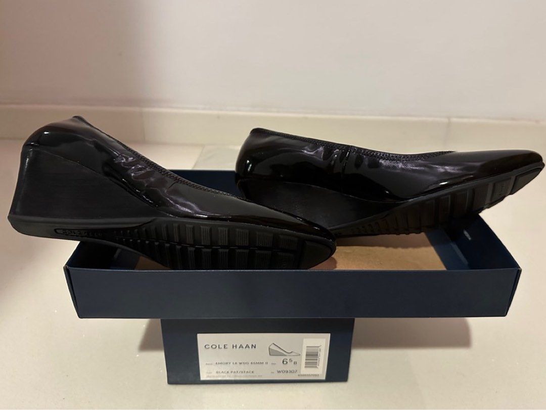 Cole haan emory luxe wedge clearance pump