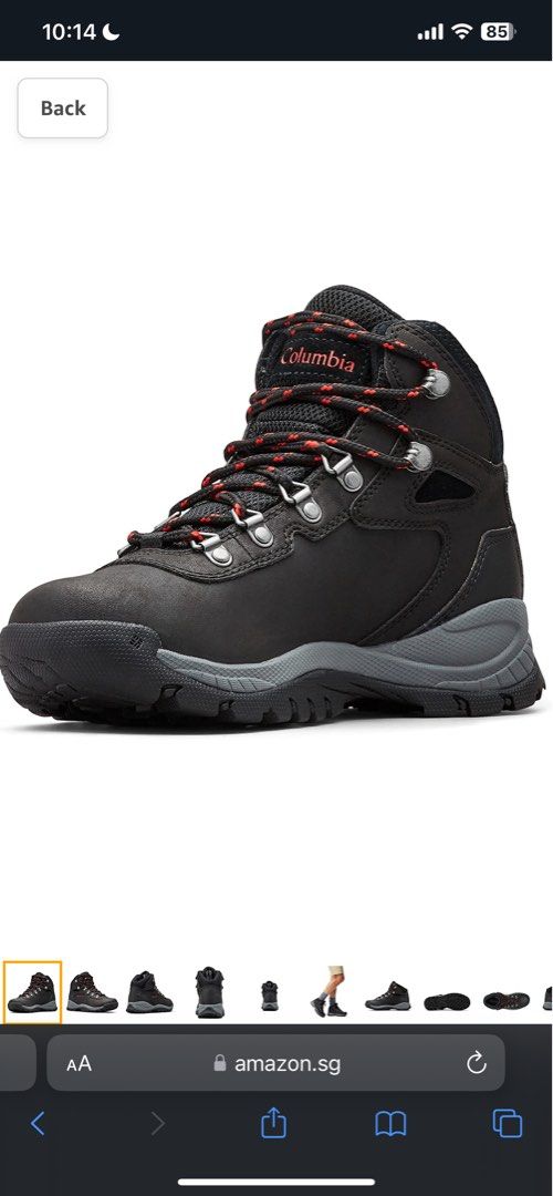 black columbia hiking boots