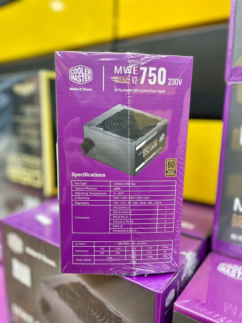 Cooler Master PSU Bronze/Gold, Computers & Tech, Parts & Accessories