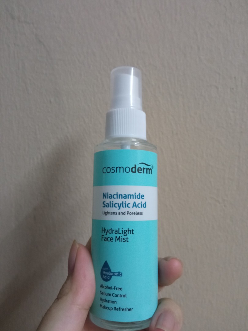 Cosmoderm hydralight face mist niacinamide and salicylic acid+