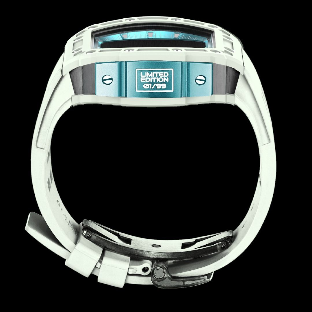 DAUMIER DMT02D3WL 碳纖維藍寶石錶面陀飛輪手錶, 名牌, 手錶- Carousell