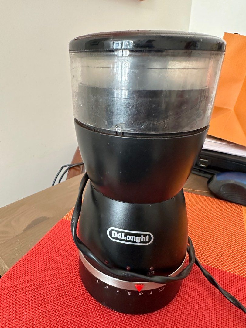 Delonghi coffee grinder, 家庭電器, 廚房電器, 咖啡機及咖啡壺 Carousell