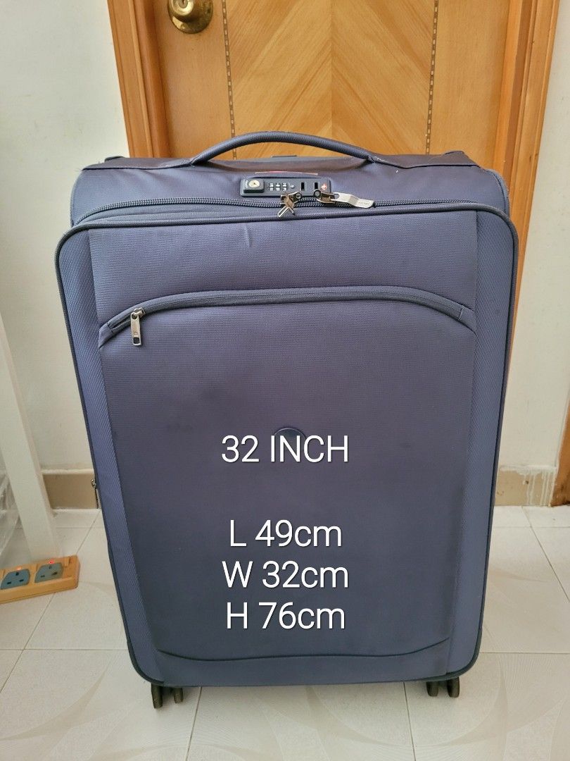 DELSEY 32 INCH Luggage Four wheel Zoomable 32 38kilos