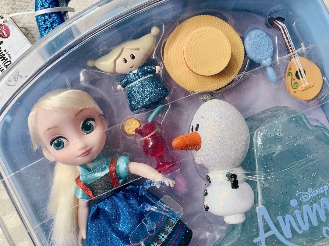 Disney Frozen Animators Collection Elsa Mini Doll Playset Kids, 興趣及遊戲