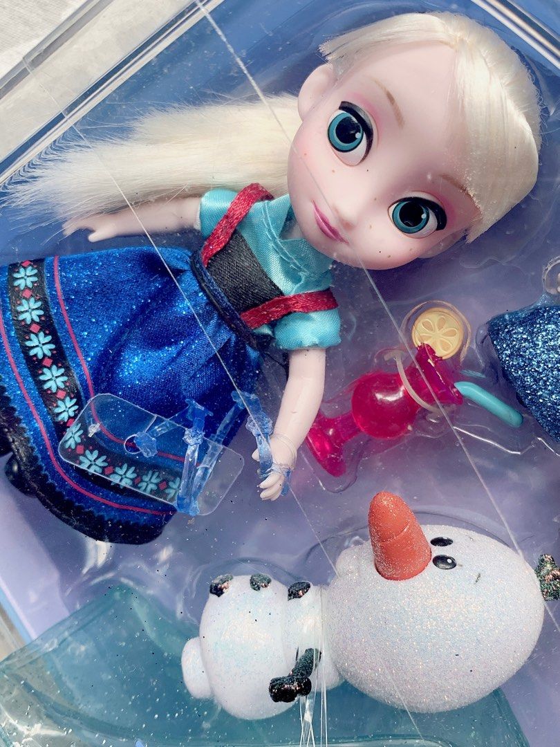 Disney Frozen Animators Collection Elsa Mini Doll Playset Kids, 興趣及遊戲