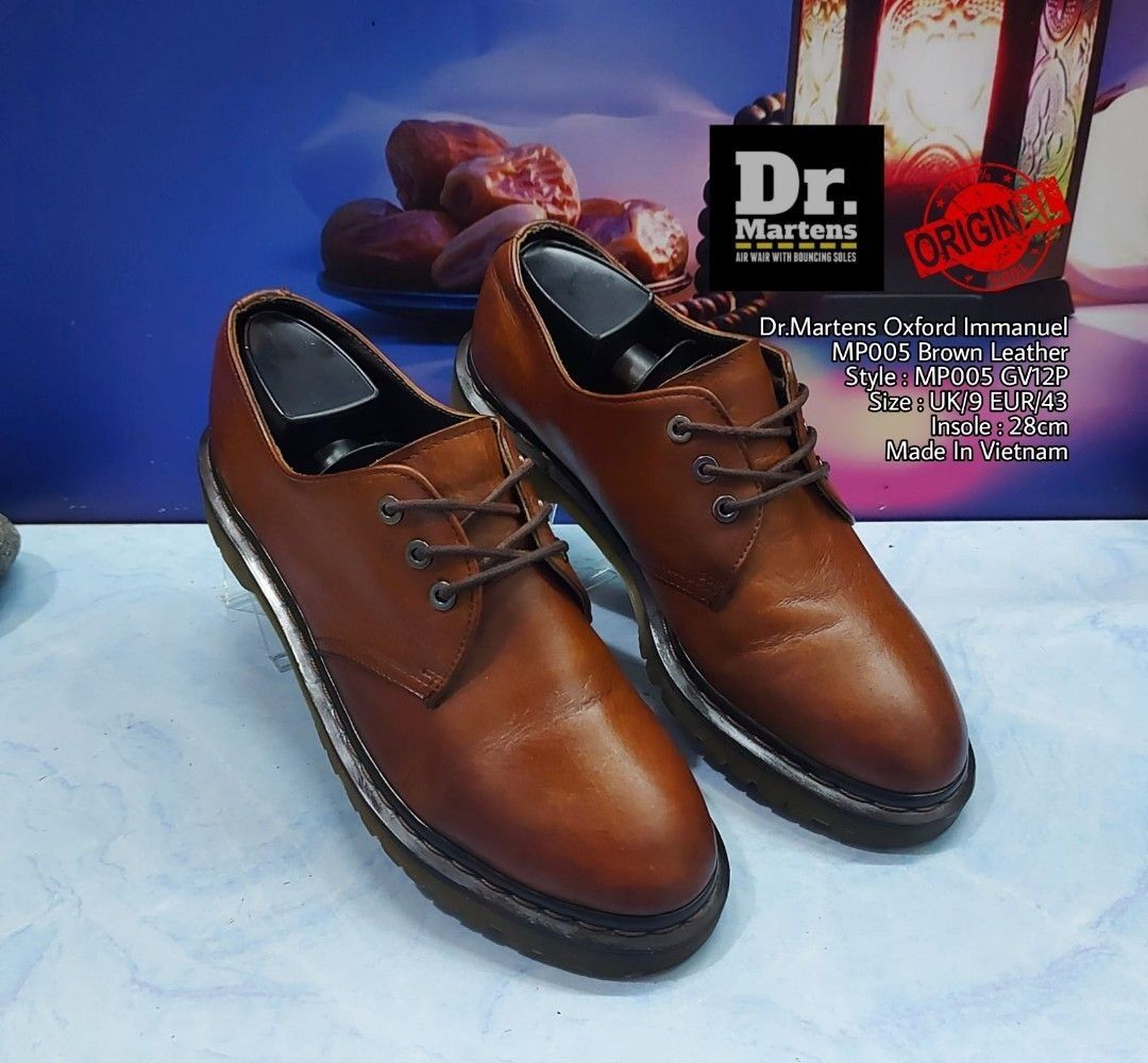 Docmart Dr.Martens Second Original MP005 GV12P Oxford Immanuel Brown Size 43