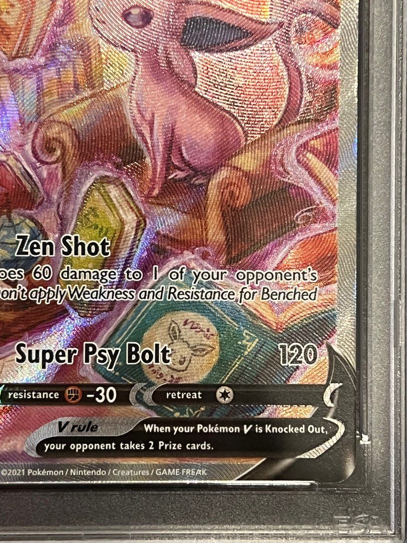 Espeon V Evolving Skies PSA 10 AA / Alternate Art Hobbies Toys
