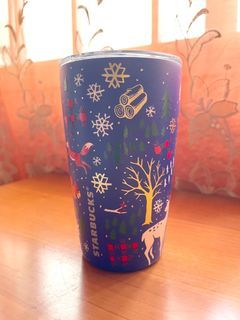 RARE Starbucks Korea Cherry Blossom Tumbler Dome Lid Cold 473ml 16oz  Limited