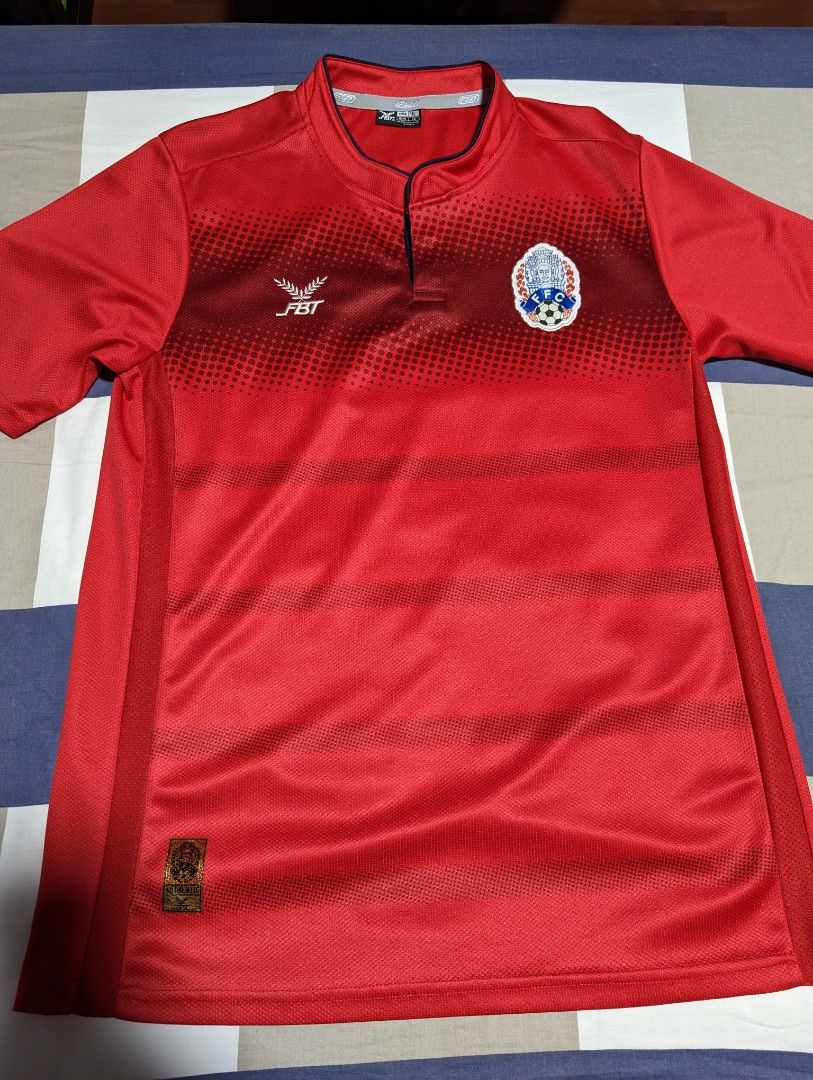 Authentic FBT Cambodia National Team Jersey, Men's Fashion, Activewear