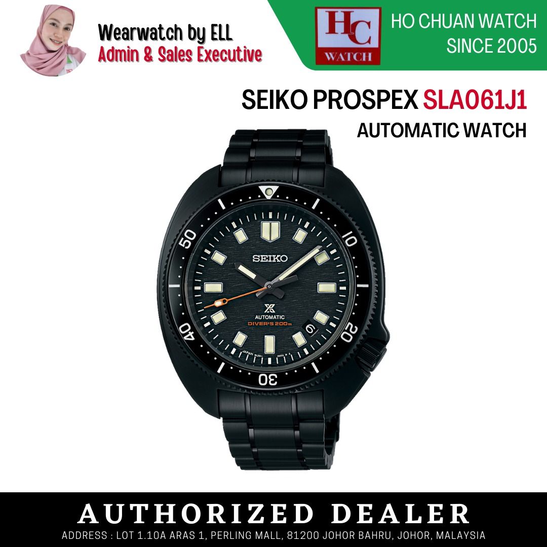 FREE SHIPPING + FREE GIFT] SEIKO PROSPEX SLA061J1 LIMITED EDITION BLACK  SERIES GENT'S WATCH, Luxury, Watches on Carousell