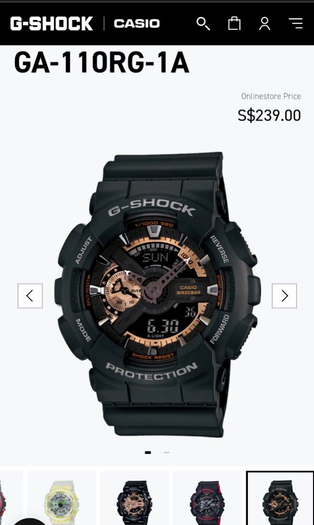 G Shock Casio Men s Fashion Watches Accessories Watches on