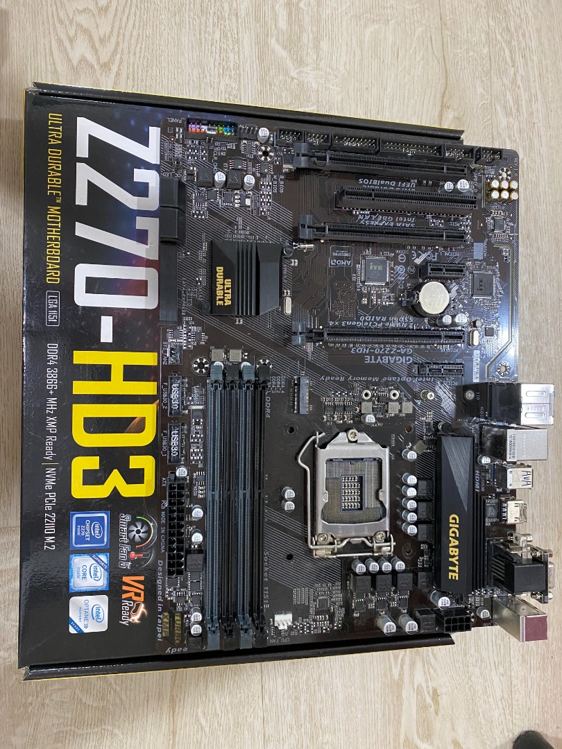 Gigabyte Z270HD3 Motherboard, Computers & Tech, Parts & Accessories