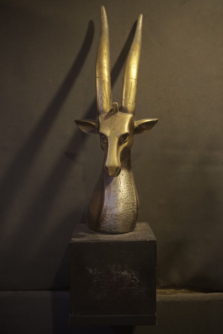 Goat Horn statue baphomet figure (Category: Figurines & Statues) located in Manila. Submitted by jayart21 (Listing ID 1205250130, Image 2). Description: Goat Horn statue baphomet figure 24 inch Manila.