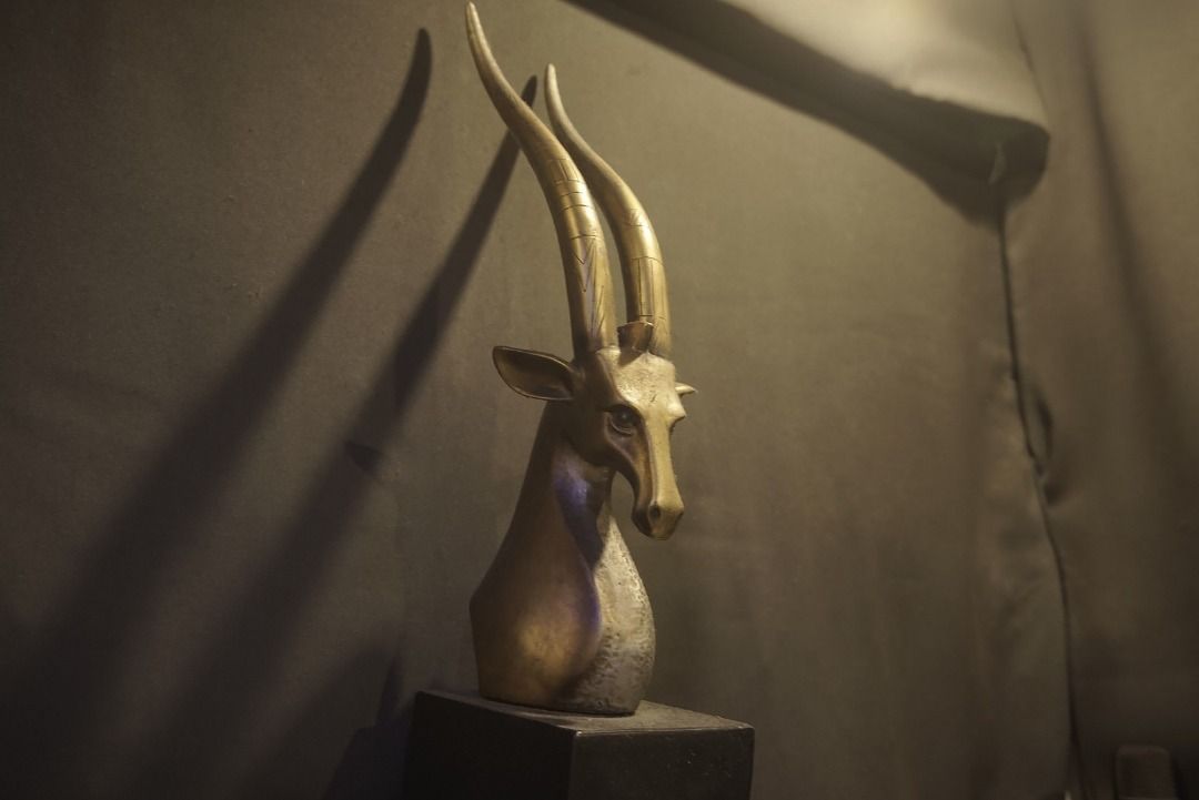 Goat Horn statue baphomet figure (Category: Figurines & Statues) located in Manila. Submitted by jayart21 (Listing ID 1205250130, Image 3). Description: Goat Horn statue baphomet figure 24 inch Manila.
