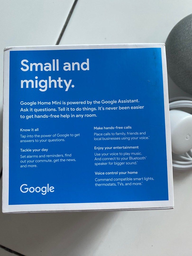 Google Mini Home, Audio, Portable Audio Accessories on Carousell