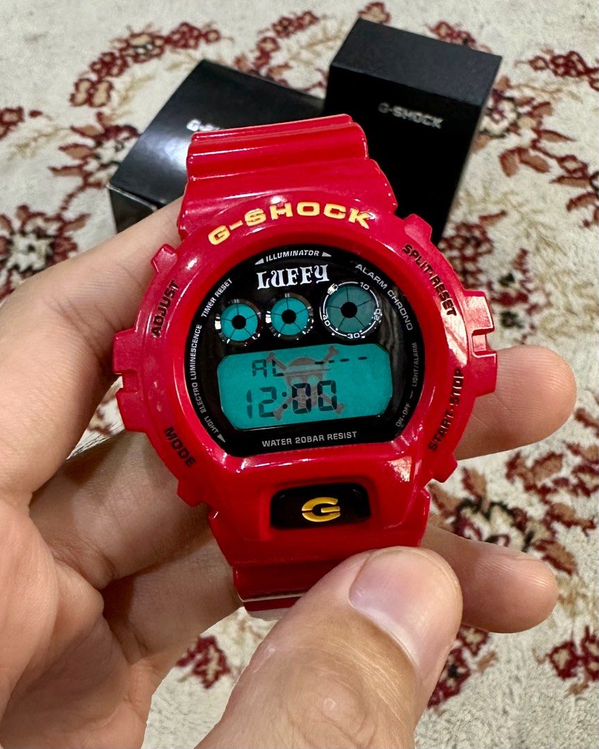 Gshock Dw6900 One Piece Merah Men s Fashion Watches