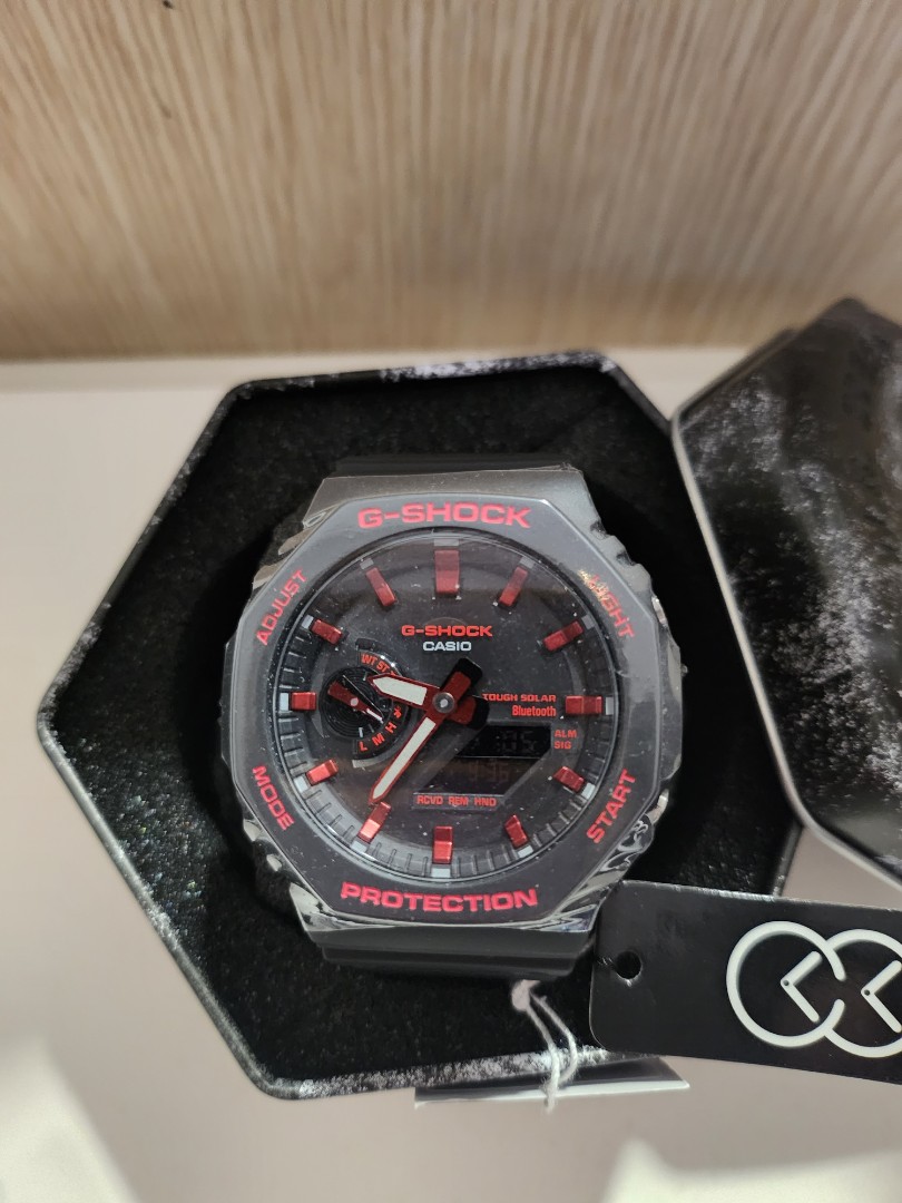 G-SHOCK手錶GA-B2100BNR-1A, 名牌, 手錶- Carousell