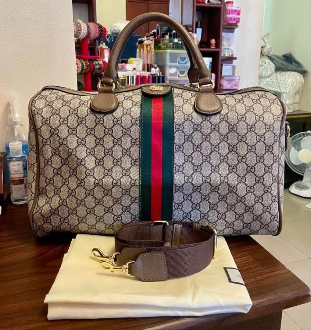 Gucci Travel Bag, Luxury, Bags & Wallets on Carousell