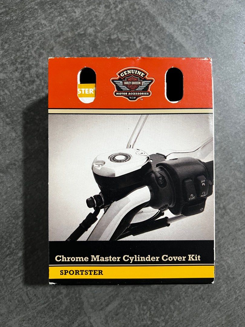 Harley Davidson Master Cylinder Cover, Motorcycles, Motorcycle