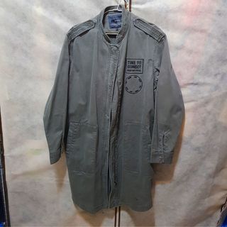 H:CONNECT 軍綠風衣長外套 大衣