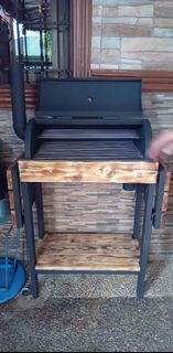 Heavy Duty Charcoal Griller/Smoler: By Chirma's Grillerdeck.