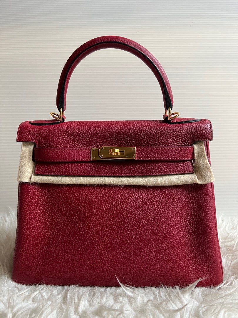 Hermes kelly new arrivals rouge grenat