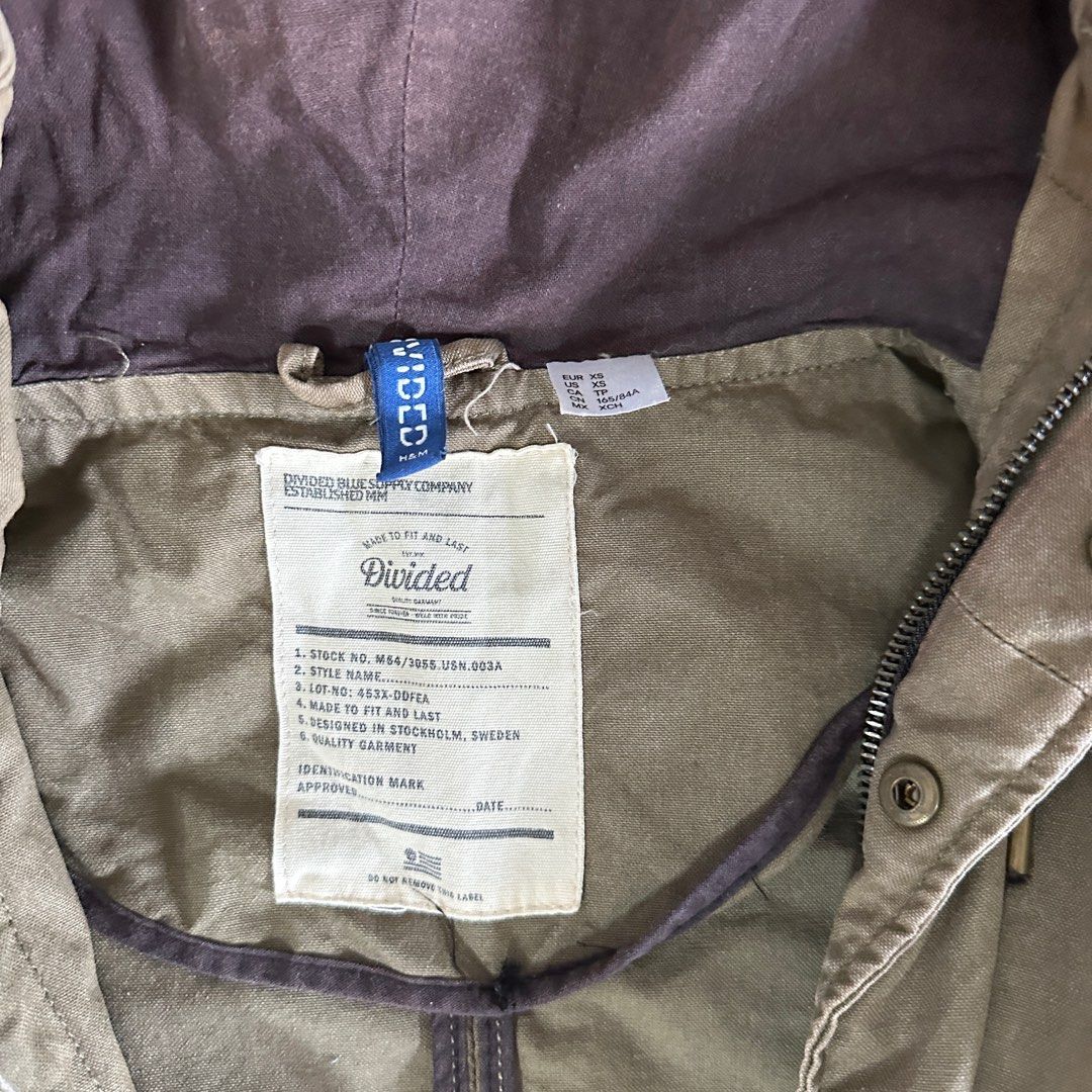 Divided blue hotsell supply company jacket