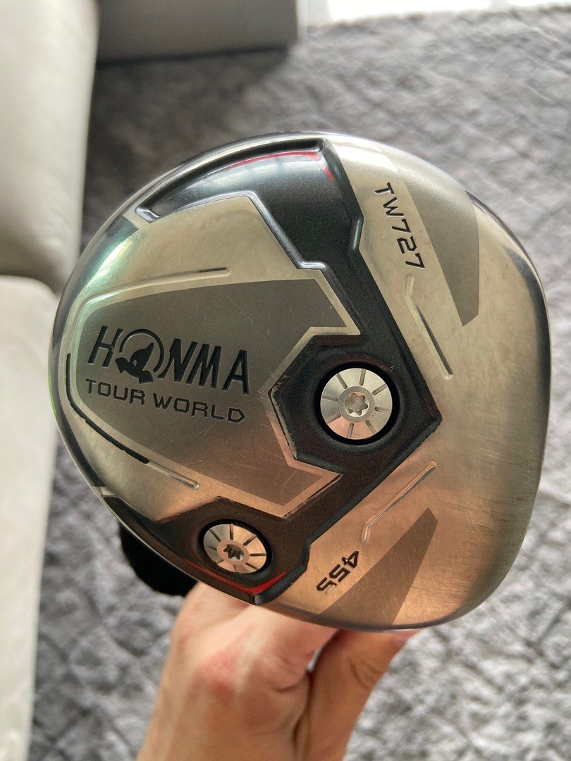 Lightly Used Honma Tour World TW727 455 9.5° Driver Stiff Graphite Shaft Lightly Used Honma Tour World TW727 455 9.5° Driver Stiff Graphite Shaft