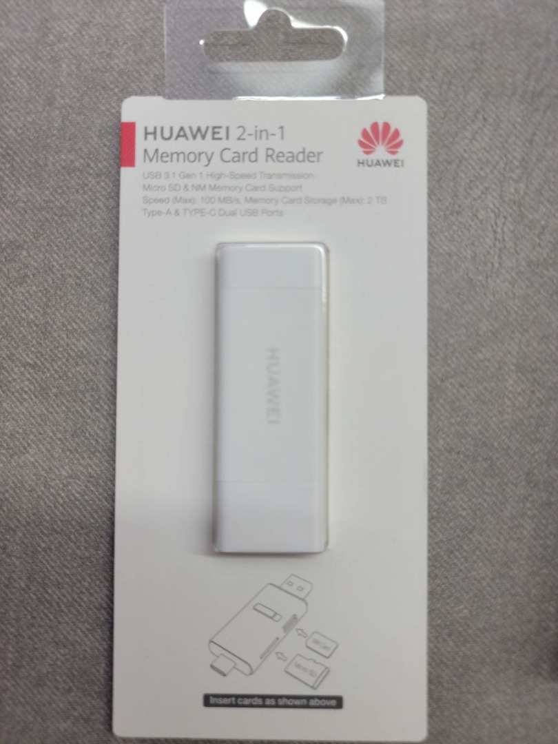 HUAWEI 2in1 Memory Card Reader (U.P. 38), Mobile Phones & Gadgets