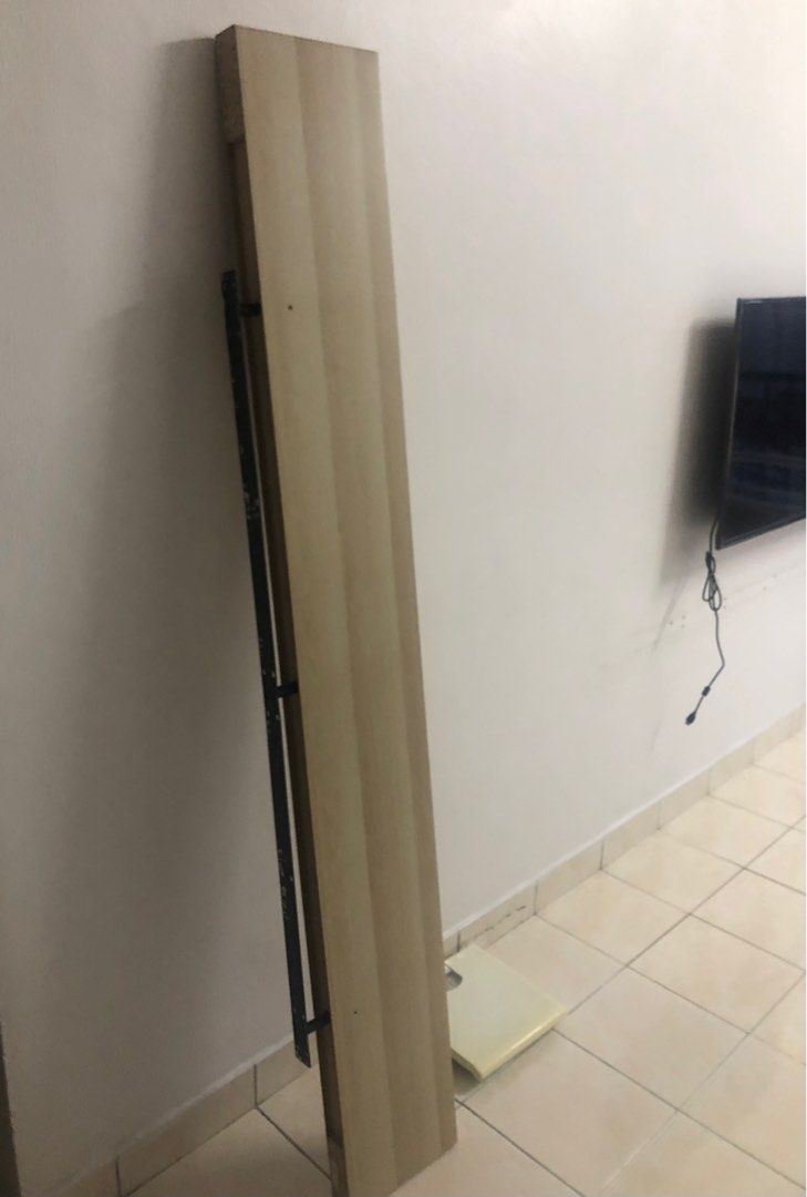 IKEA Lack wall shelf (190cm Oak color), Furniture & Home Living