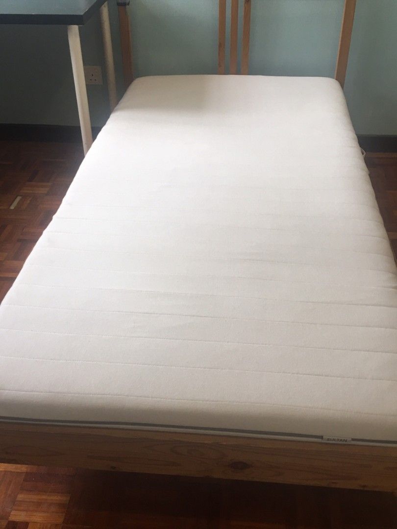 IKEA sultan mattress, Furniture & Home Living, Furniture, Bed Frames