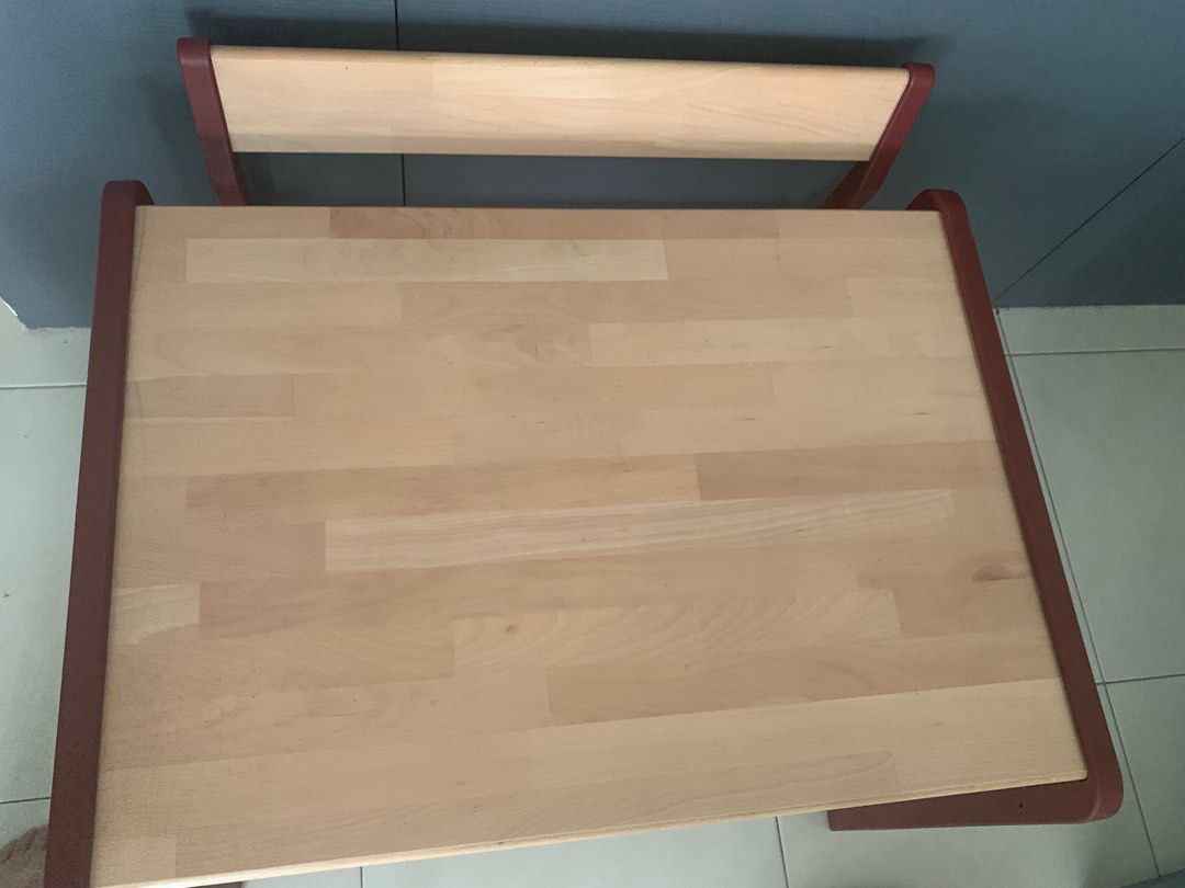 IKEA Ypperlig children table and bench, Furniture & Home Living