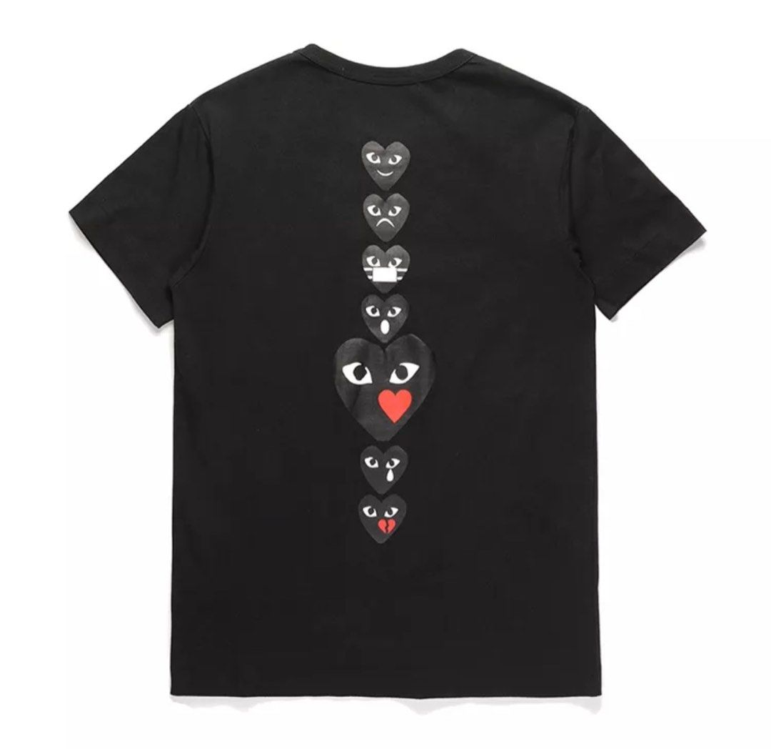 INSTOCK) Authentic Play CDG Unisex T-Shirt, Men's Tops & Sets, Tshirts & Shirts Carousell